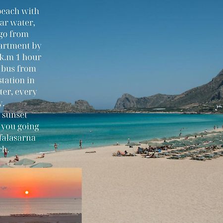 Center Manolia Dream 3 Bedroom Apartment 100M Away From The Beach Chania  Luaran gambar