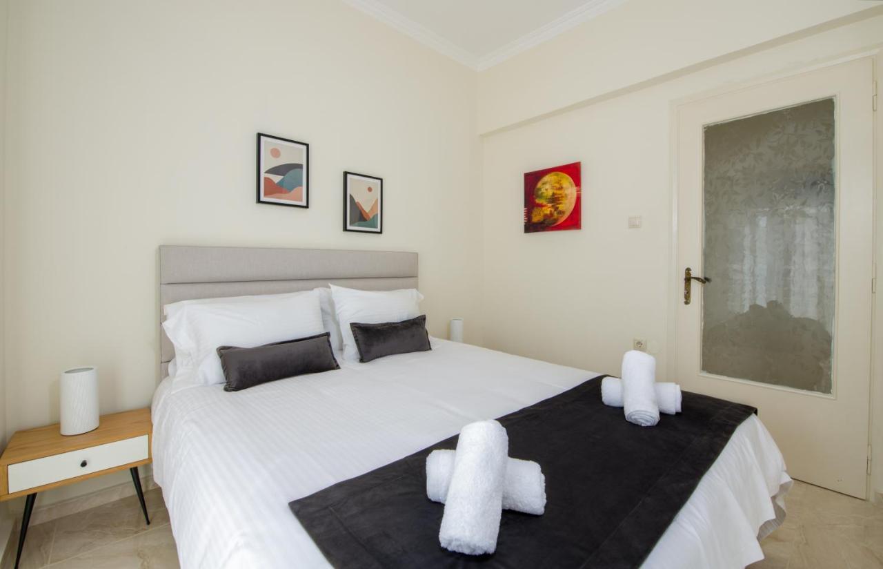Center Manolia Dream 3 Bedroom Apartment 100M Away From The Beach Chania  Luaran gambar